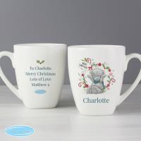 Personalised Me to You Blue Scarf Christmas Latte Mug Extra Image 3 Preview